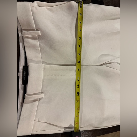 NWOT- ANN TAYLOR- winter white pants:  The Sophia Straight Pant - Picture 8 of 9